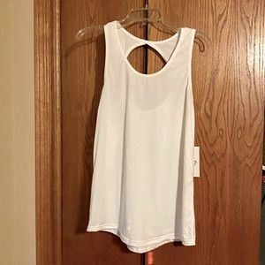 NWT White Zyia Twist Tank